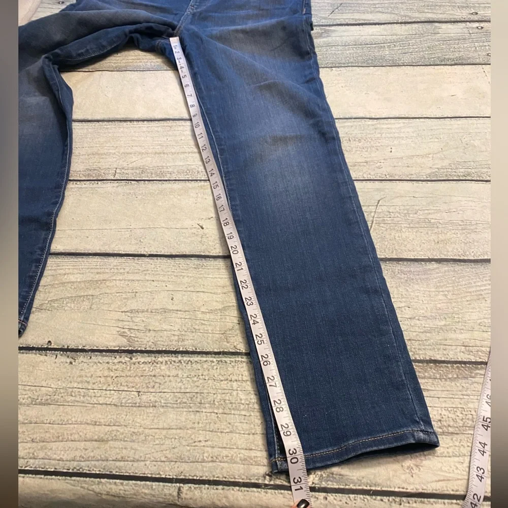 NYDJ blue Alina legging denim jeans. 8